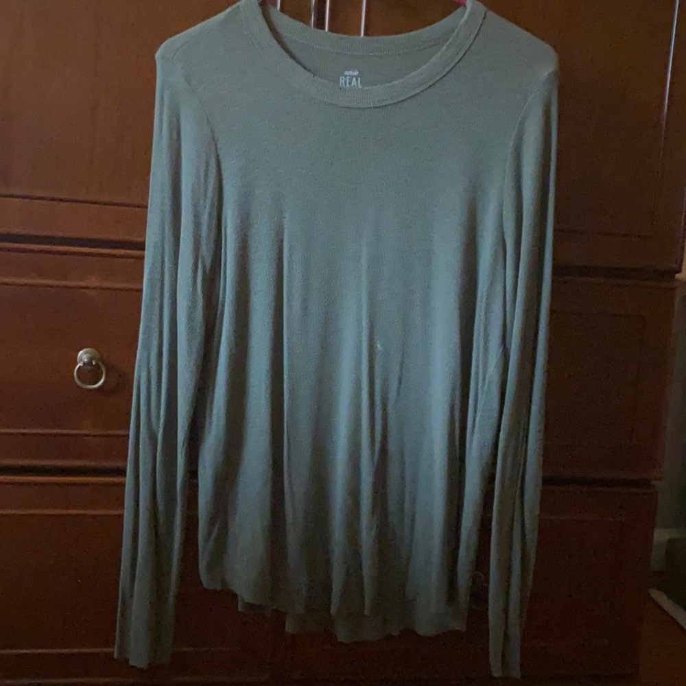 COPY - Green long sleeve shirt